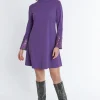 Fashion Ana Alcazar A-Linien Kleid Saliba Lila