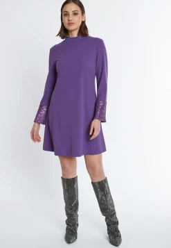Fashion Ana Alcazar A-Linien Kleid Saliba Lila