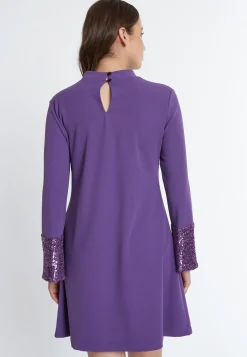 Fashion Ana Alcazar A-Linien Kleid Saliba Lila