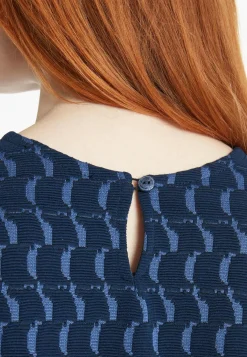 Fashion Ana Alcazar A-Linien Kleid Siwora Blau