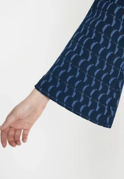 Fashion Ana Alcazar A-Linien Kleid Siwora Blau