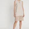 New Ana Alcazar A-Linienkleid Lacy Beige