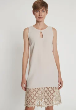 New Ana Alcazar A-Linienkleid Lacy Beige
