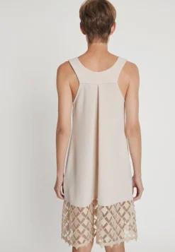 New Ana Alcazar A-Linienkleid Lacy Beige