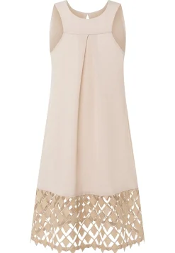 New Ana Alcazar A-Linienkleid Lacy Beige