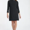 Hot Ana Alcazar A-Linienkleid Sida Schwarz