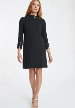 Hot Ana Alcazar A-Linienkleid Sida Schwarz