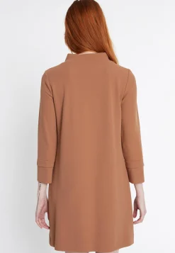 Fashion Ana Alcazar A-Linienkleid Sidara Braun