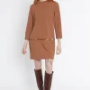Clearance Ana Alcazar A-Linienkleid Sigly Braun