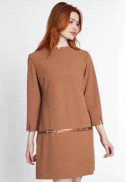 Clearance Ana Alcazar A-Linienkleid Sigly Braun