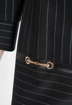 Fashion Ana Alcazar A-Linienkleid Somona Schwarz