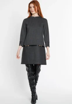 Sale Ana Alcazar A-Linienkleid Somoni Grau