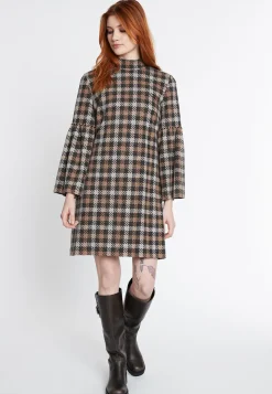 New Ana Alcazar A-Linienkleid Sopala Braun