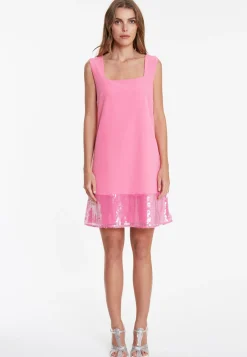 Hot Ana Alcazar A-Linien-Kleid Wacara Rosa