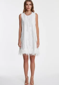 Clearance Ana Alcazar A-Linien-Kleid Walisea Weiß