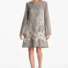 Fashion Ana Alcazar A-Linienkleid Zalia Grau