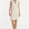 Outlet Ana Alcazar A-Linienkleid Zassy Offwhite