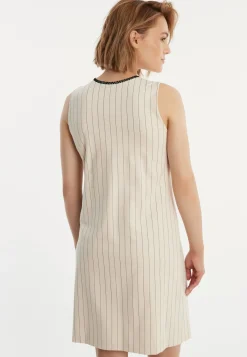 Outlet Ana Alcazar A-Linienkleid Zassy Offwhite