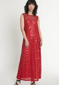 New Ana Alcazar Black Label Maxikleid Anasa Rot