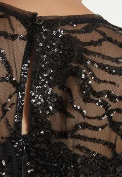 Hot Ana Alcazar Black Label Maxikleid Anasel Schwarz
