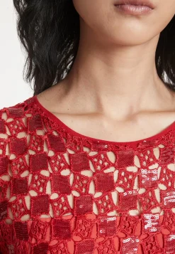 New Ana Alcazar Black Label Maxikleid Anasa Rot