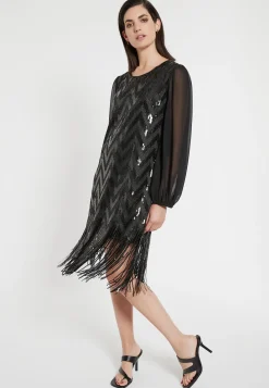 Fashion Ana Alcazar Charlston Kleid Ecena Schwarz