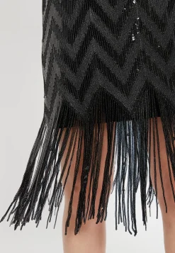 Fashion Ana Alcazar Charlston Kleid Ecena Schwarz