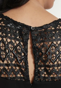 Sale Ana Alcazar Maxikleid Emolais Schwarz