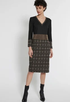 Online Ana Alcazar Bleistiftkleid Hestali Schwarz