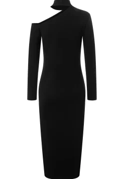 Hot Ana Alcazar Bleistiftkleid Mepira Schwarz