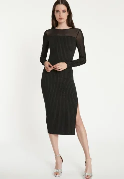 Online Ana Alcazar Bleistiftkleid Tawela Schwarz