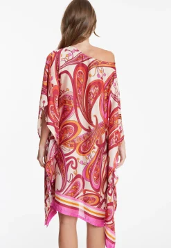 Hot Ana Alcazar Chiffonkleid Wegas Fuchsia