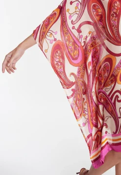 Hot Ana Alcazar Chiffonkleid Wegas Fuchsia