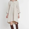 Hot Ana Alcazar Cord Hemdblusenkleid Sastoa