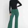 Outlet Ana Alcazar Cropped Hose Mihlo Grün