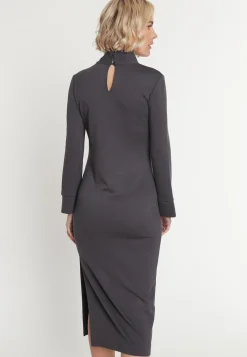 Best Ana Alcazar Cut Out Kleid Melosa Grau