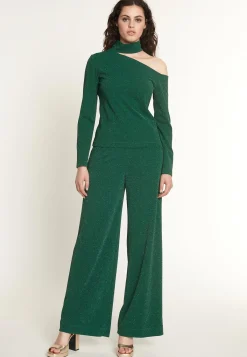 Clearance Ana Alcazar Cut Out Top Ontony Grün