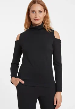 Fashion Ana Alcazar Cut-Out Top Senara