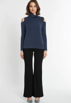 Fashion Ana Alcazar Cut-Out Top Senina
