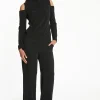 Hot Ana Alcazar Cut-Out Top Tarosa Schwarz