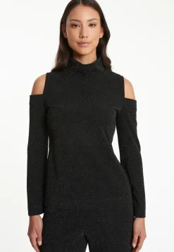 Hot Ana Alcazar Cut-Out Top Tarosa Schwarz