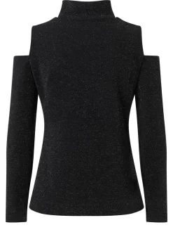 Hot Ana Alcazar Cut-Out Top Tarosa Schwarz