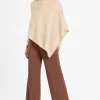 Discount Ana Alcazar Drapierter Kaschmir Poncho Beyona