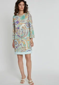 New Ana Alcazar Elegantes Kleid Kisina Mehrfarbig