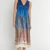 Fashion Ana Alcazar Empirekleid Pamosa Mehrfarbig