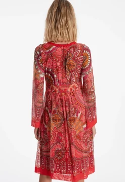 New Ana Alcazar Empirekleid Zevila Rot