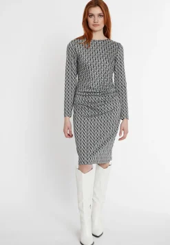 Sale Ana Alcazar Etuikleid Shasea Schwarz&Weiß