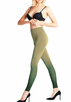 Outlet Ana Alcazar FALKE Frost Oliv 40 DEN Damen Leggings