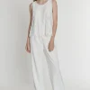 Sale Ana Alcazar Festlicher Jumpsuit Paelo Weiß