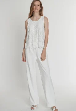 Sale Ana Alcazar Festlicher Jumpsuit Paelo Weiß